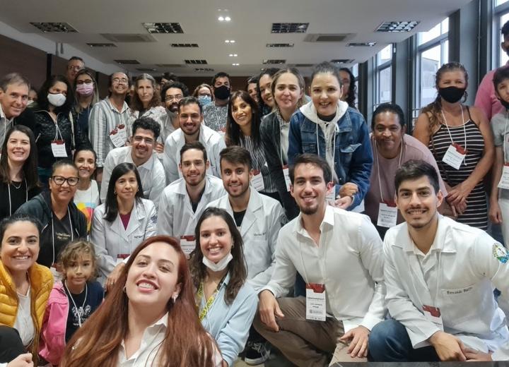 Pictured: Attendees of the Listen To My Heart event, held on 30th August 2022 in Belo Horizonte, Brazil